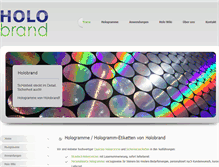 Tablet Screenshot of holobrand.de